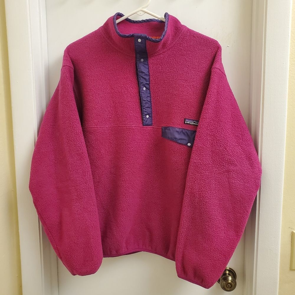 🤩Rare Vintage patagonia fleece pullover size women's Large - Picture 1 of 6